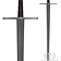 SPQR Knight Templar sword, battle-ready (blunt 3 mm) - Celtic Webmerchant