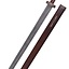 Viking isla Eigg espada de acero de Damasco, empuñadura de cuero - Celtic Webmerchant