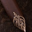 Viking sword island Eigg damascus steel, leather grip - Celtic Webmerchant