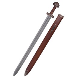 Viking sword island Eigg, leather grip - Celtic Webmerchant