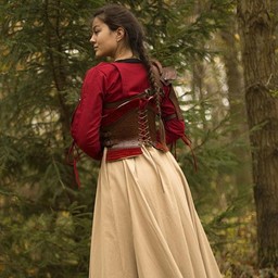 Corsé de cuero Margot, rojo - Celtic Webmerchant