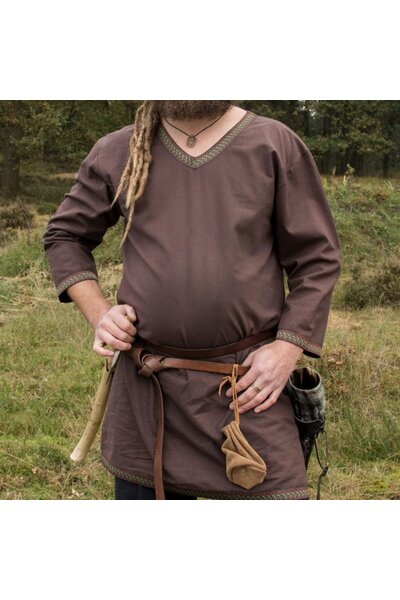 Brązowa tunika Viking - Celtic Webmerchant