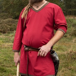 Ciemnoczerwony Viking tunika - Celtic Webmerchant