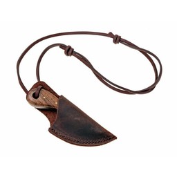 Damascusstalen nekmes met houten handvat - Celtic Webmerchant