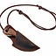 Damast cuchillo de cuello de acero con mango de madera - Celtic Webmerchant