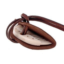 peigne barbe germanique avec étui en cuir - Celtic Webmerchant