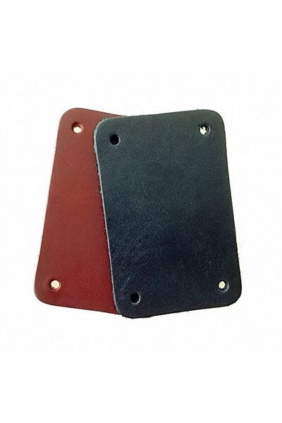50x pièce rectangulaire en cuir pour armure d'échelle, noir - Celtic Webmerchant