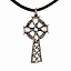 Celtic tværs amulet, forsølvede - Celtic Webmerchant