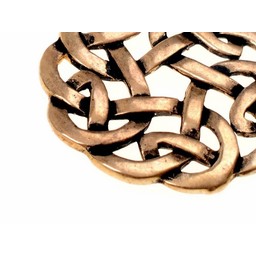 Amulet round Celtic knot, bronze - Celtic Webmerchant