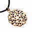 Amulet ronde Keltische knoop, brons - Celtic Webmerchant
