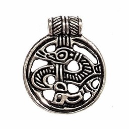 9. århundrede Birka amulet, forsølvet bronze - Celtic Webmerchant