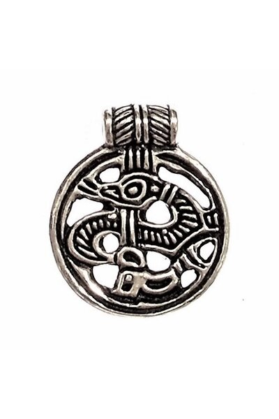 amulette Birka 9ème siècle, bronze argenté - Celtic Webmerchant