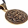 Disc pendant Borre style, bronze - Celtic Webmerchant