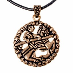 Gokstad jeździec amulet, brąz - Celtic Webmerchant