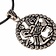 Gokstad horseman amulet, silvered - Celtic Webmerchant