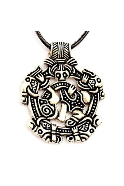 estilo de Viking Norfolk Borre joya, plateado - Celtic Webmerchant