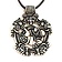 Viking jewel Norfolk Borre style, silvered - Celtic Webmerchant