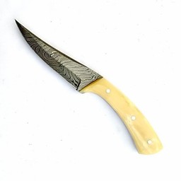 Historical hunting knife, damascus steel - Celtic Webmerchant