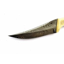 Historical hunting knife, damascus steel - Celtic Webmerchant