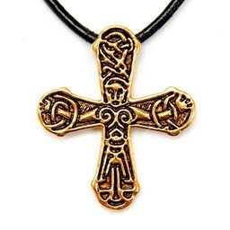 Gatebo vichingo croce, bronzo - Celtic Webmerchant