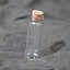 Glass bottle 2x6 cm - Celtic Webmerchant