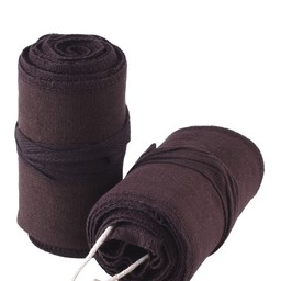 Leg wrappings Ubbe, brown - Celtic Webmerchant