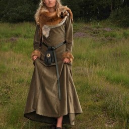 Aksamitna cotehardie Christina, zielona - Celtic Webmerchant