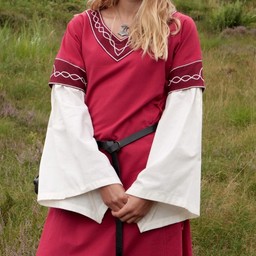 Robe gothique Fiona, rouge-naturel - Celtic Webmerchant