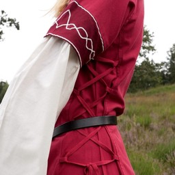 Gotycka sukienka Fiona, czerwono-naturalna - Celtic Webmerchant