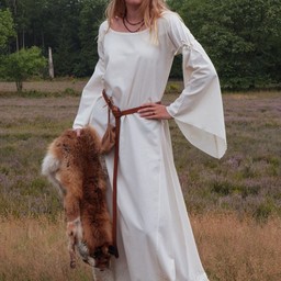 Vestido gótico medieval Iseult, natural - Celtic Webmerchant