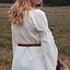 Middelalderlig gotisk kjole Iseult, naturlig