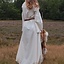 Medeltida gotisk klänning Iseult, naturlig - Celtic Webmerchant
