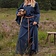 Robe gothique médiévale Iseult, bleu - Celtic Webmerchant