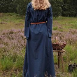 Medeltida gotisk klänning Iseult, blå - Celtic Webmerchant