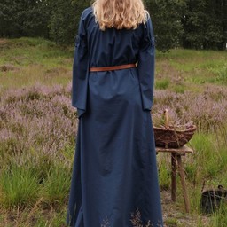 Medieval gothic dress Iseult, blue - Celtic Webmerchant