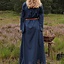 Medieval gothic dress Iseult, blue - Celtic Webmerchant