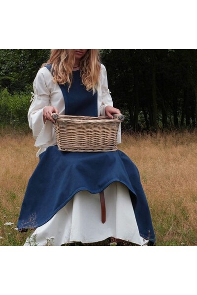 Mittelalterliche Surcotte Isabeau, blau - Celtic Webmerchant