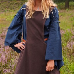 Mittelalterliche Surcotte Isabeau, braun - Celtic Webmerchant