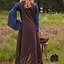 Medieval surcotte Isabeau, brown - Celtic Webmerchant