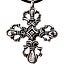 Viking cross Ringe stil, försilvrade - Celtic Webmerchant