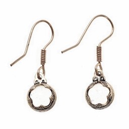 Boucles d'oreilles Gotland cristal de montagne, argentait - Celtic Webmerchant