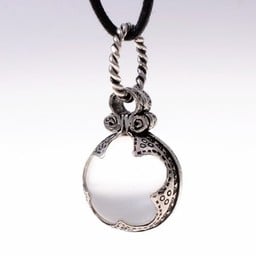 Gotland Viking berg kristall M, försilvrad - Celtic Webmerchant