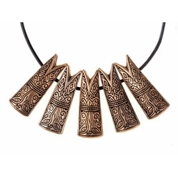 Gotland fiskhuvud juvel L, brons - Celtic Webmerchant