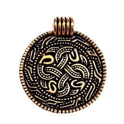 amulette serpent anglo-saxon, le bronze - Celtic Webmerchant