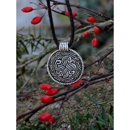Anglosajona amuleto de serpiente, plateado - Celtic Webmerchant