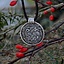 Anglosaski wąż amulet, posrebrzane - Celtic Webmerchant