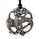 Viking dragon pendant, silvered - Celtic Webmerchant
