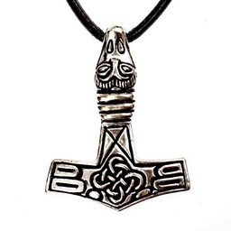 il martello di Thor widh testa d'aquila, argentato - Celtic Webmerchant