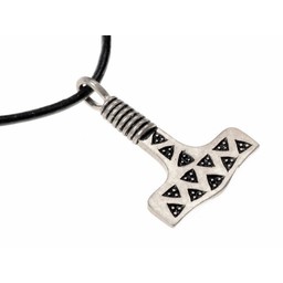 Thors Hammer aus Valse, versilbert - Celtic Webmerchant