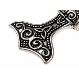 Rusvik Thor's hammer, silvered - Celtic Webmerchant